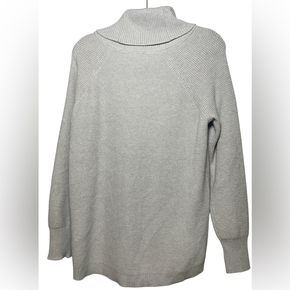 Waffle knit Cowl Neck Sweater - Picture 4 of 5